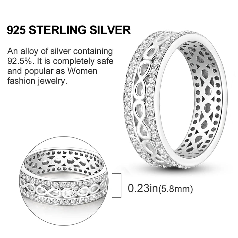 Blue Zircon Star & Moon Ring - 925 Sterling Silver Design