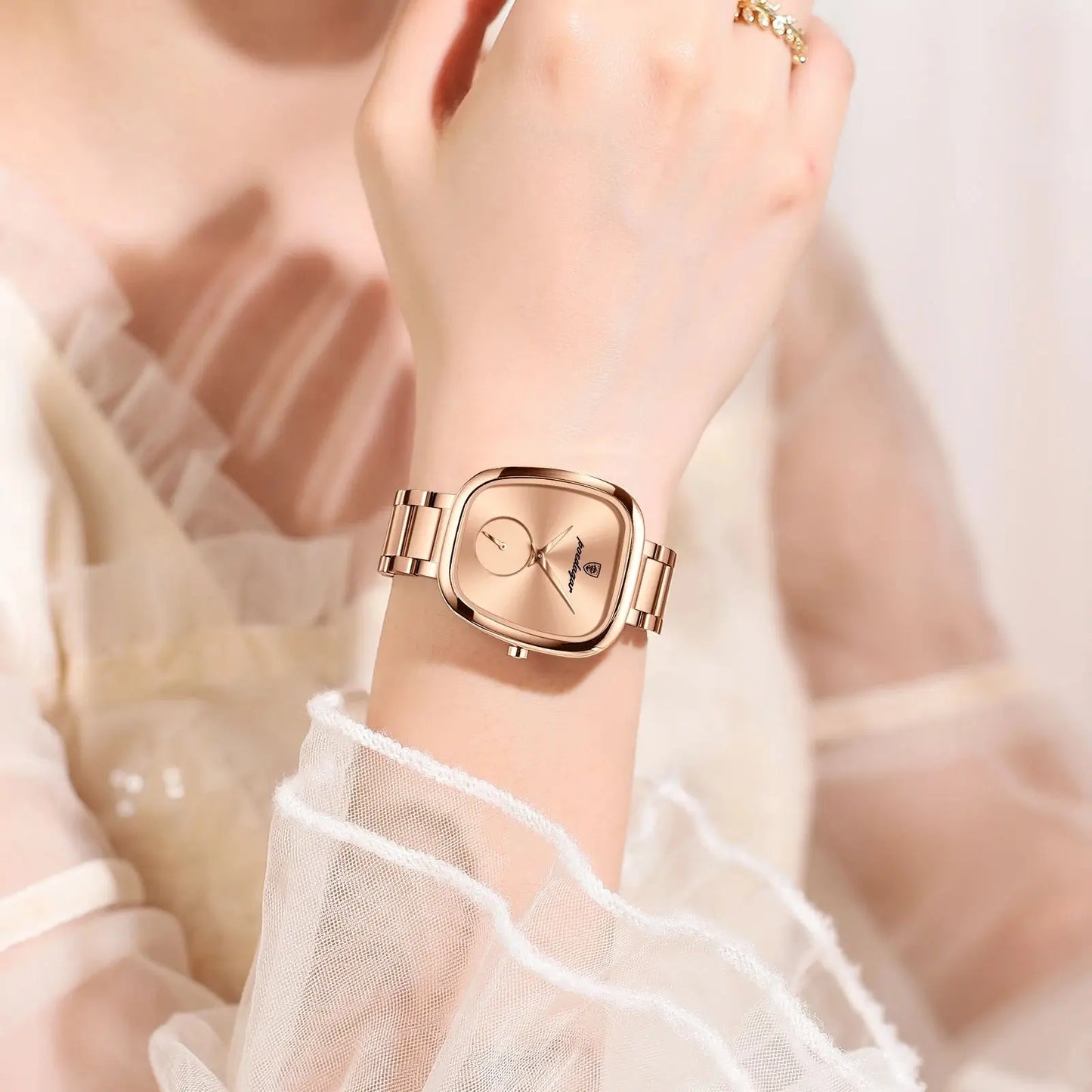 POEDAGAR Waterproof Women's Quartz Watch - Stainless Steel Elegance