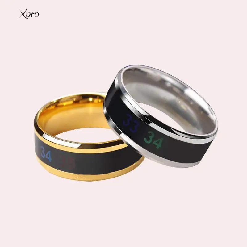 Stainless Steel Mood Color Changing Ring