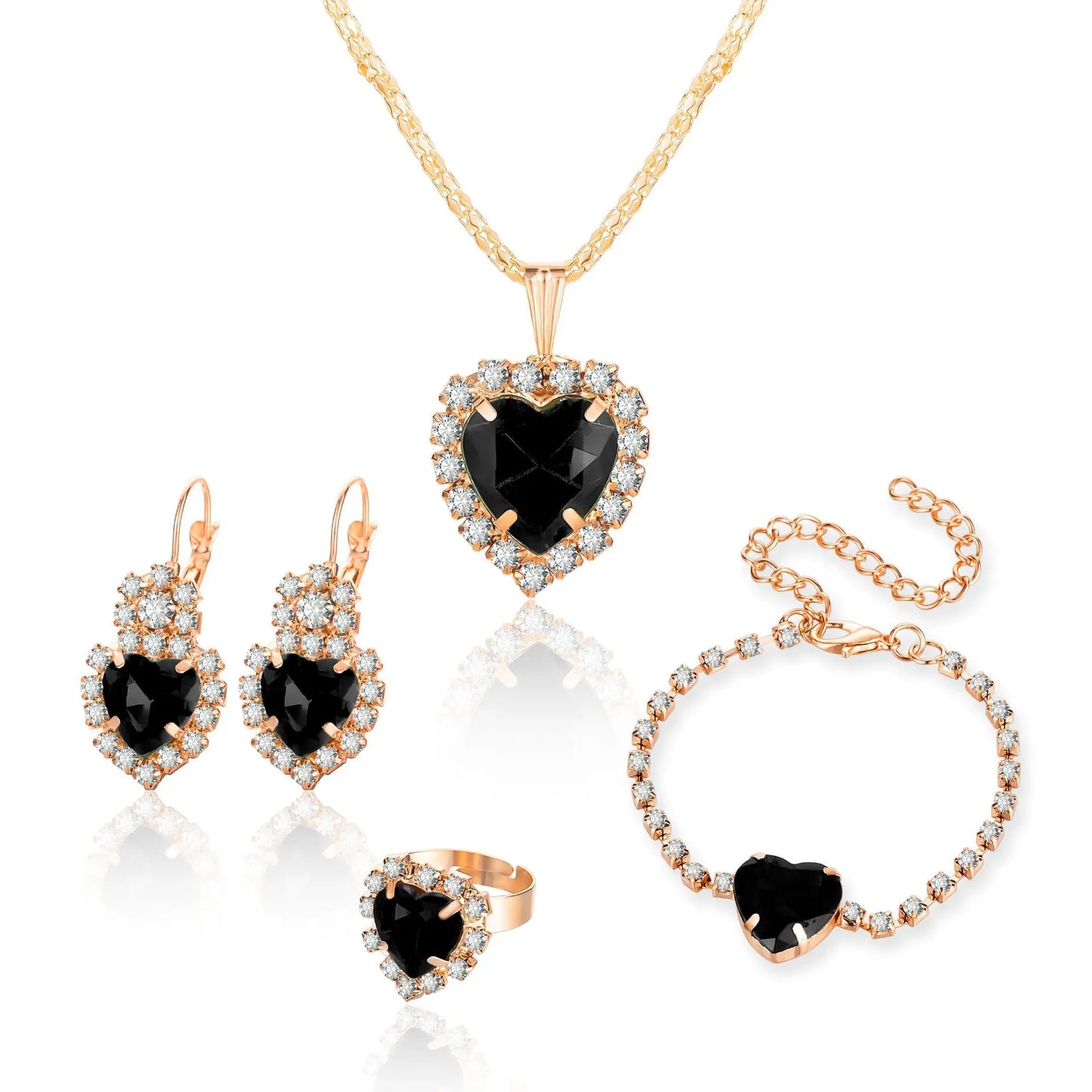 Zinc Alloy African Jewelry Set