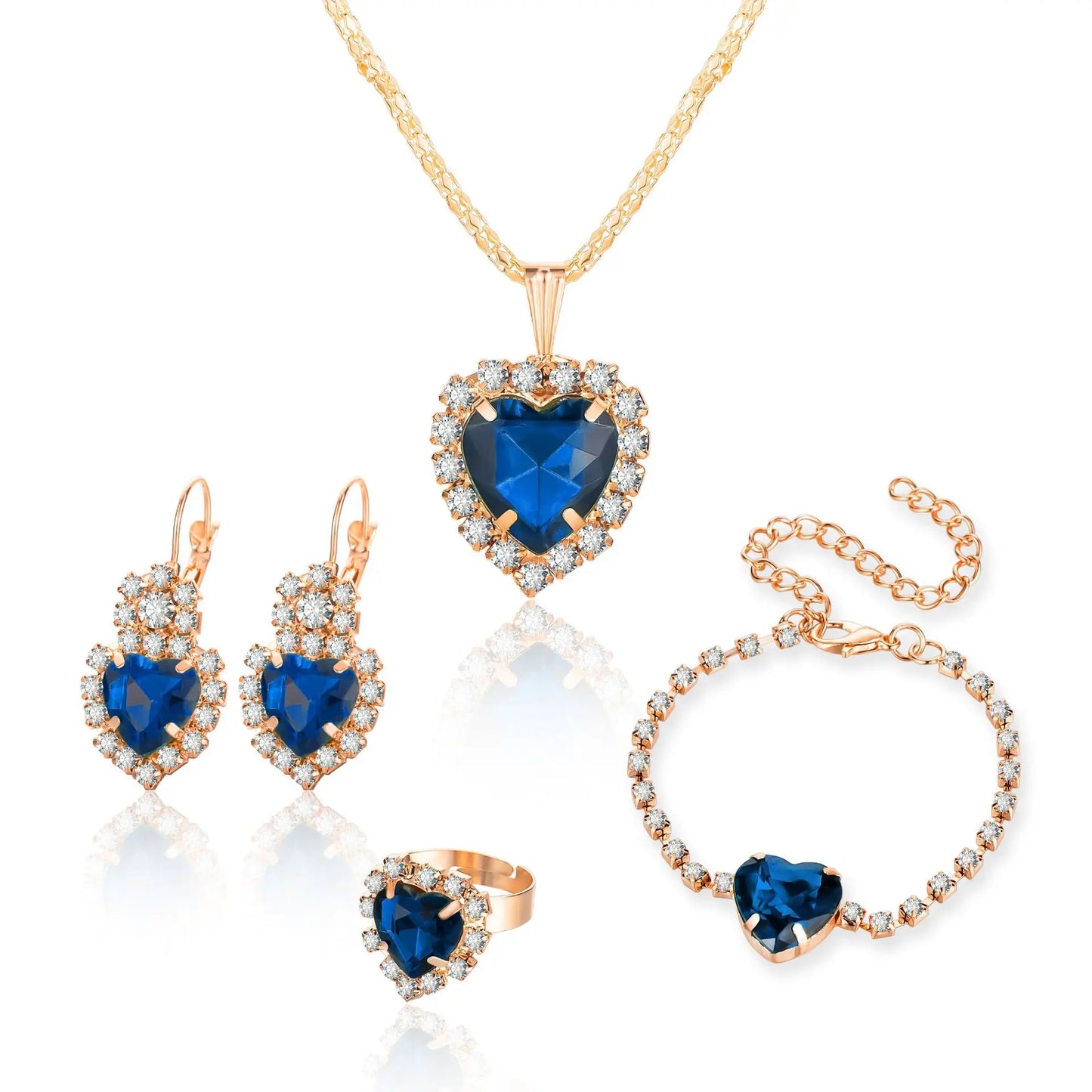 Zinc Alloy African Jewelry Set
