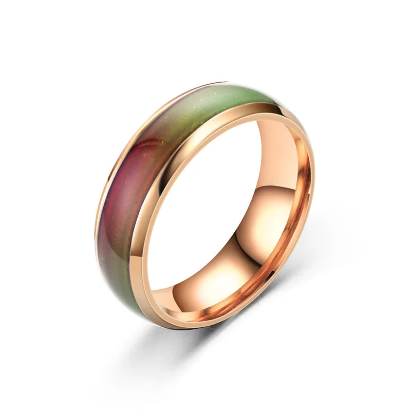 Stainless Steel Temperature Mood Ring