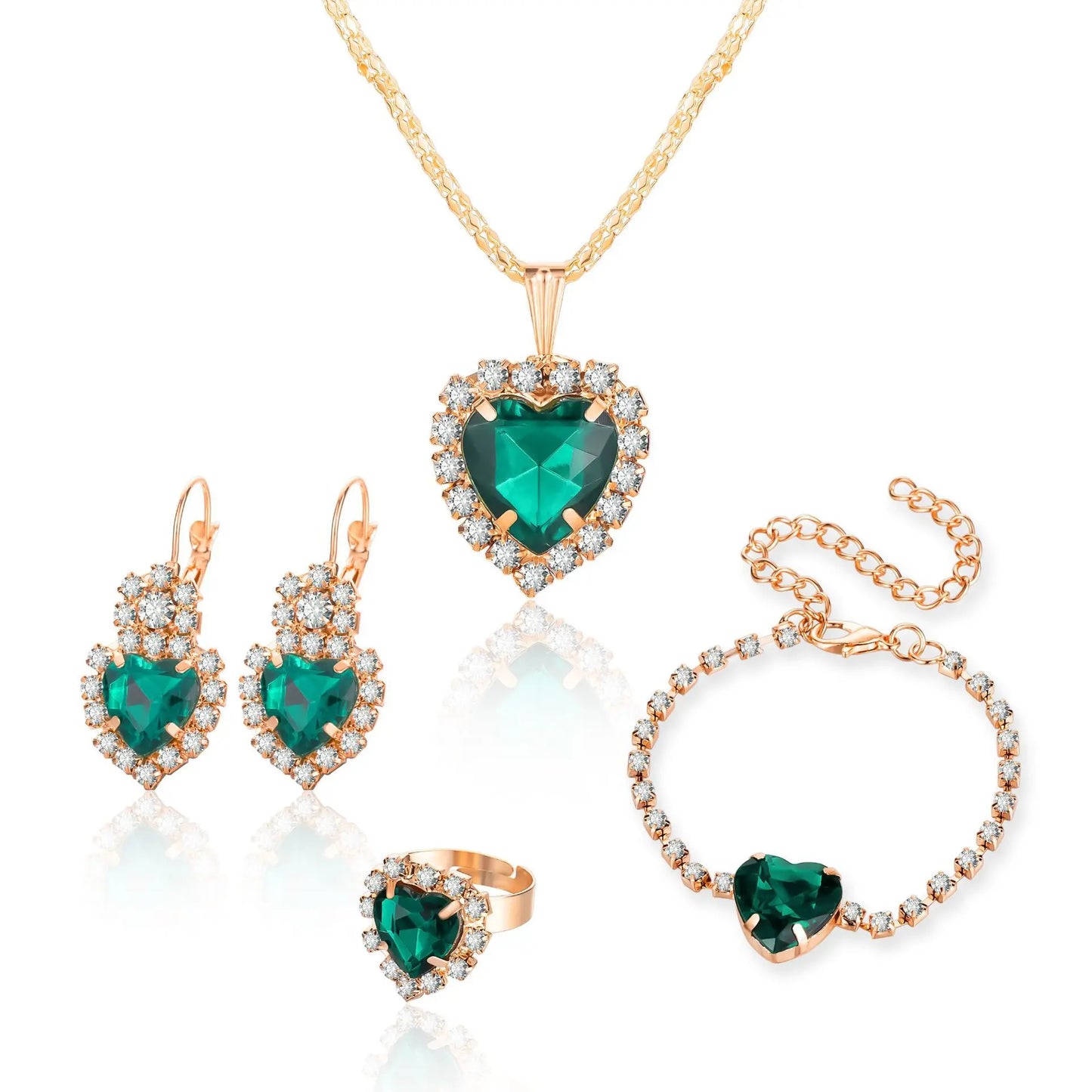 Zinc Alloy African Jewelry Set