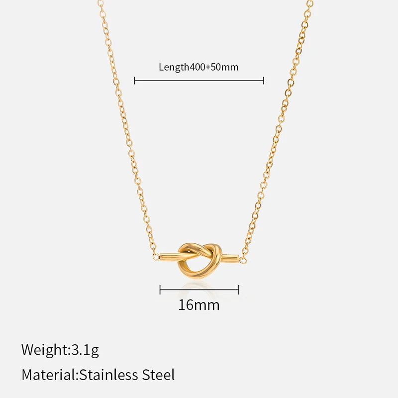 French Vintage Star & Moon Pendant Necklace - 316L Stainless Steel Chain