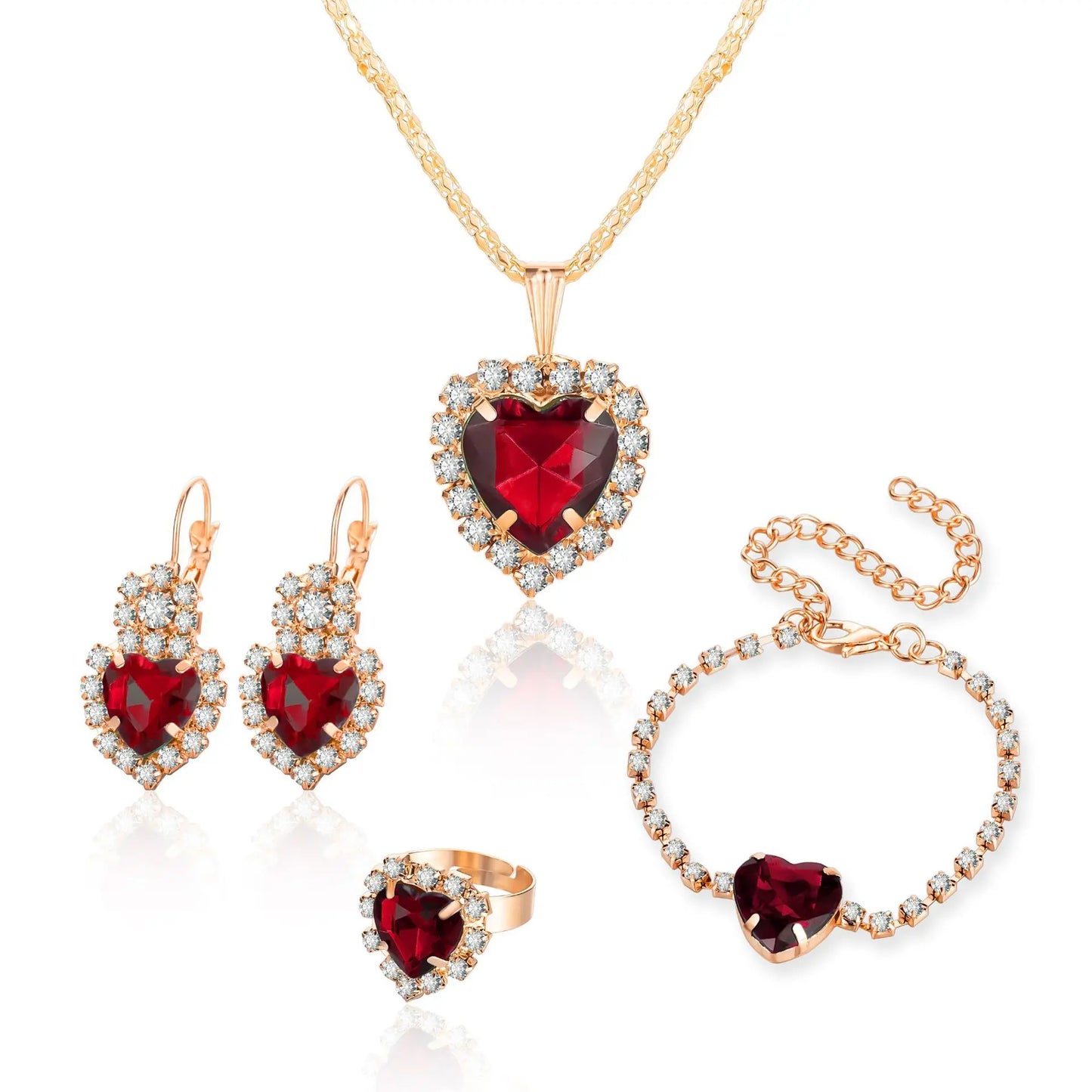 Zinc Alloy African Jewelry Set