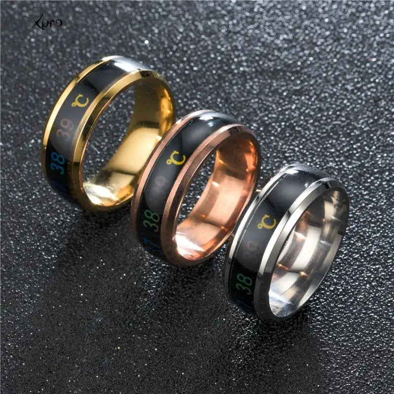 Stainless Steel Mood Color Changing Ring