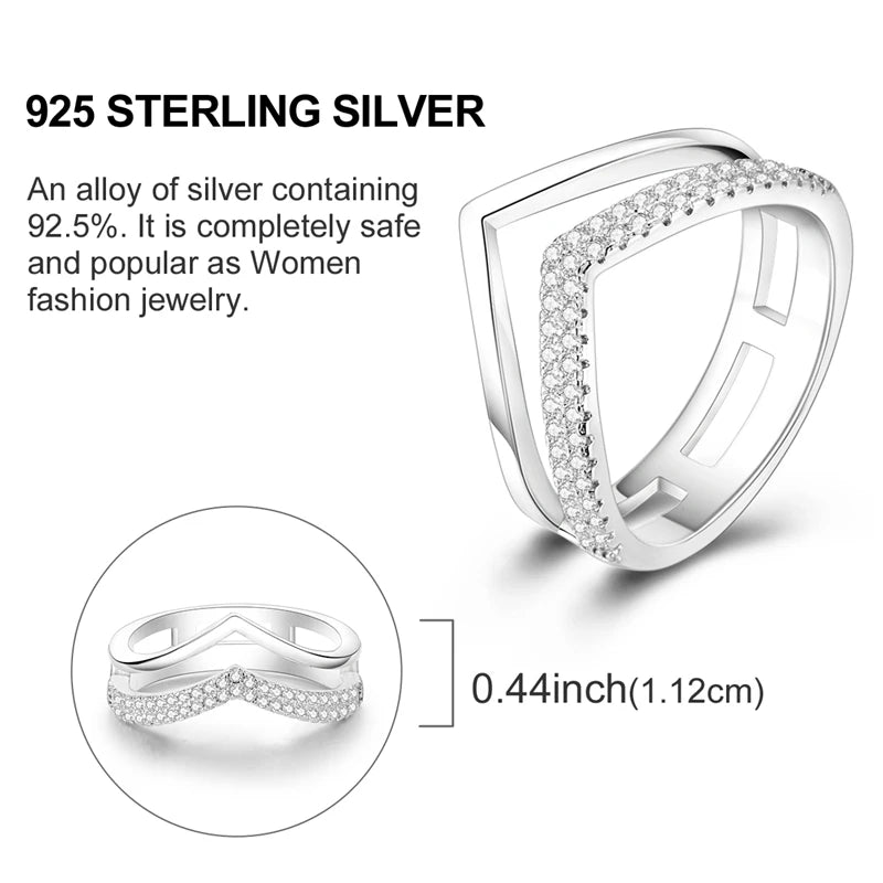 Blue Zircon Star & Moon Ring - 925 Sterling Silver Design