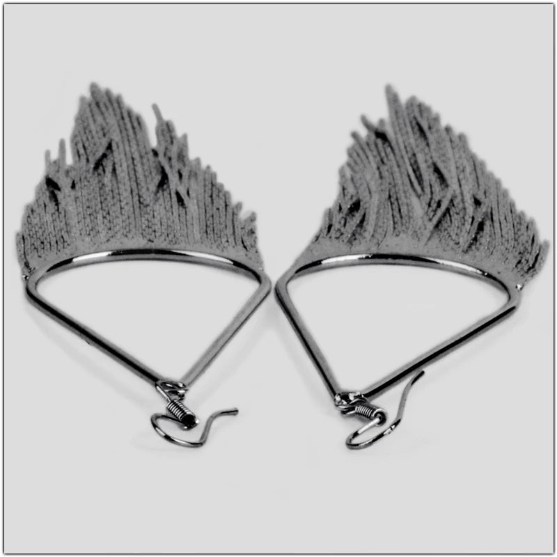 Baroque Water Drop Tassel Dangle Earrings